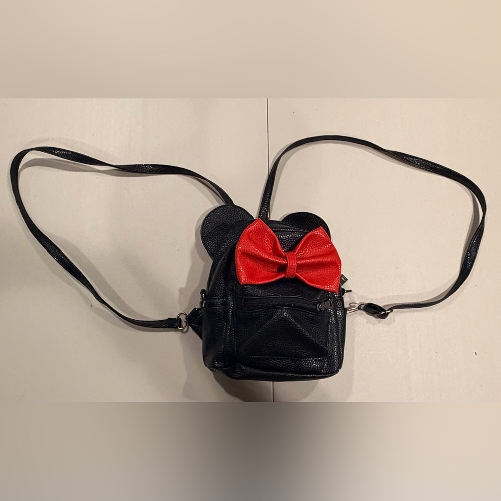 Sunwel Fashion | mini convertible backpack/crossbody Minnie Mouse bag - Picture 5 of 16
